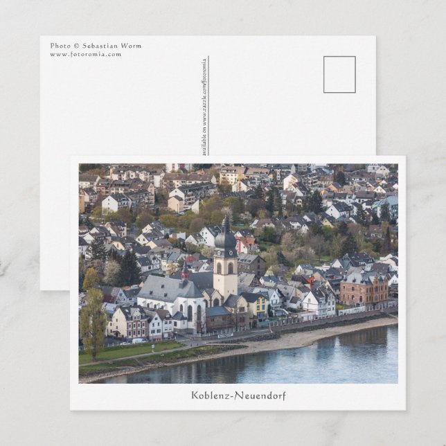 Cartão Postal Koblenz Neuendorf (Frente/Verso)