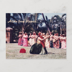 Cartão Postal Kodak Hula Show