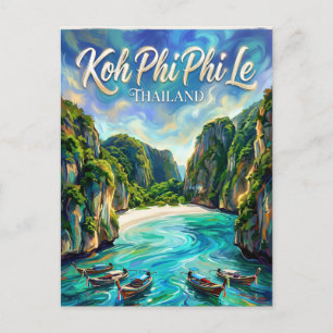 Cartão Postal Koh Phi Phi Le Tailândia