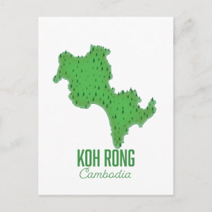 Cartão Postal Koh Rong Camboja