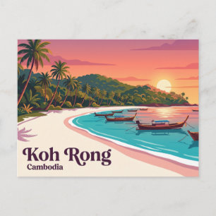 Cartão Postal Koh Rong Camboja