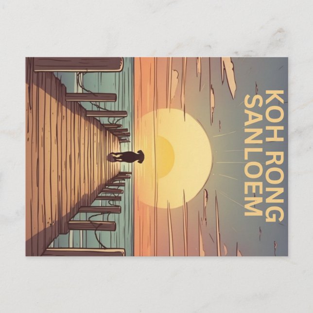 Cartão Postal Koh Rong Sanloem (Frente)