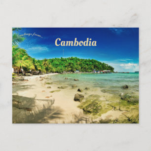 Cartão Postal Koh Rong Sanloem Preah Sihanouk Camboja