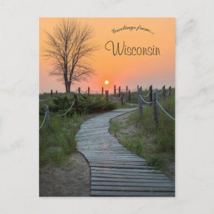 Cartão Postal Kohler-Andrae State Park Sheboygan Wisconsin