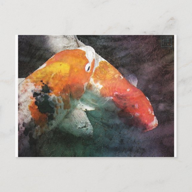 Cartão Postal Koi (Frente)
