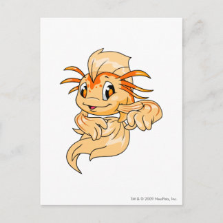 Cartão Postal Koi Orange