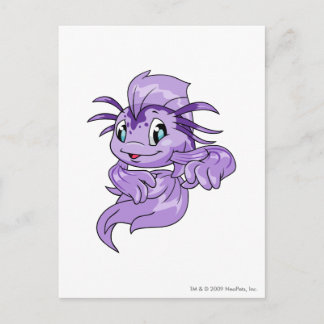 Cartão Postal Koi Purple