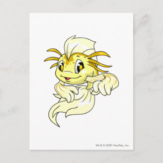 Cartão Postal Koi Yellow