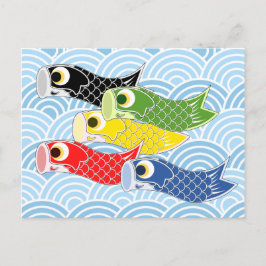 Cartão Postal Koinobori