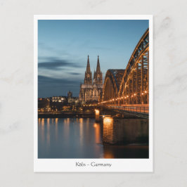 Cartão postal Köln Alemanha