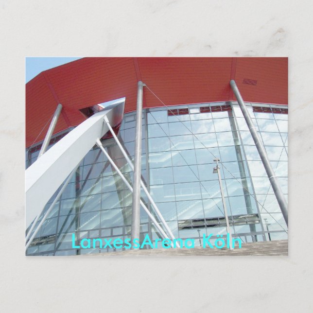 Cartão Postal Kölnarena Deutz, LanxessArena Köln (Frente)