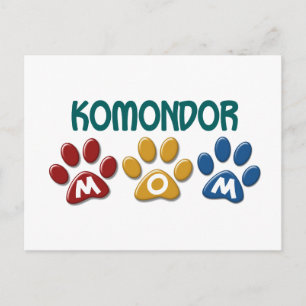 Cartão Postal KOMONDOR Mãe Impressão 1