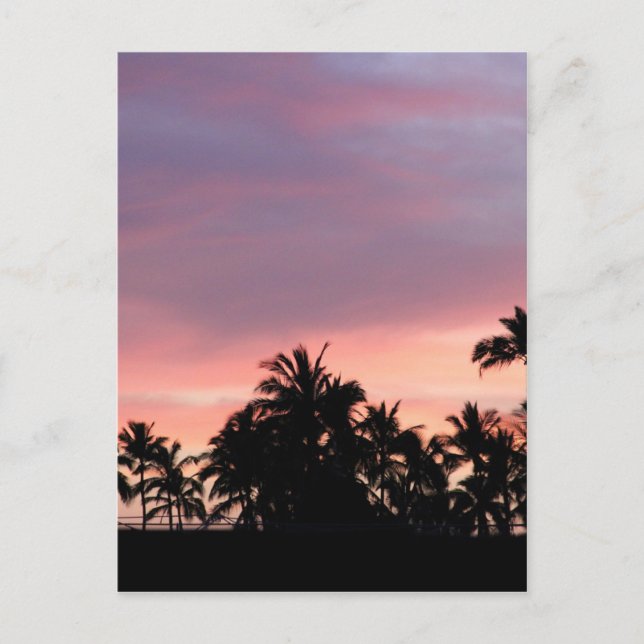 Cartão Postal Kona Sunset (Frente)