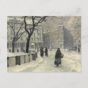 Cartão Postal Kongens Nytorv Copenhague no Inverno   Paul Fische