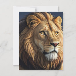 Cartão Postal König der Savanne
