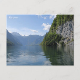 Cartão Postal Königssee Alpes da Baviera
