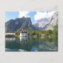 Cartão Postal Königssee Alpes da Baviera