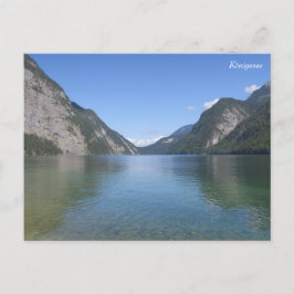 Cartão Postal Königssee Alpes da Baviera