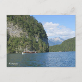 Cartão Postal Königssee Alpes da Baviera
