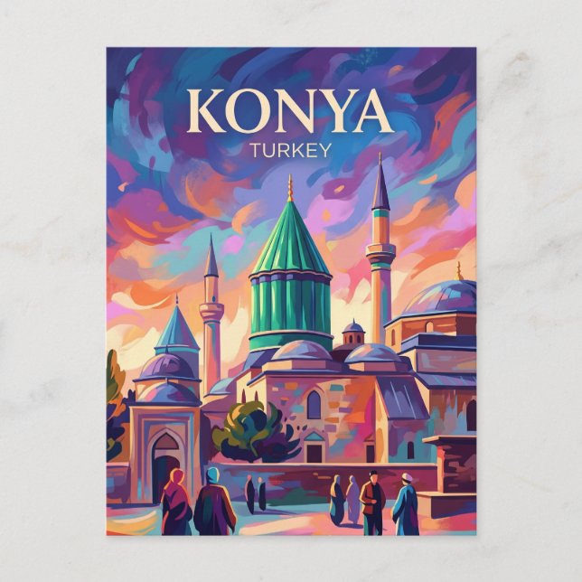 Cartão Postal Konya Turquia (Frente)