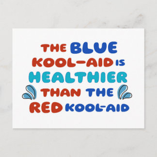 Cartão postal Kool Aid Azul