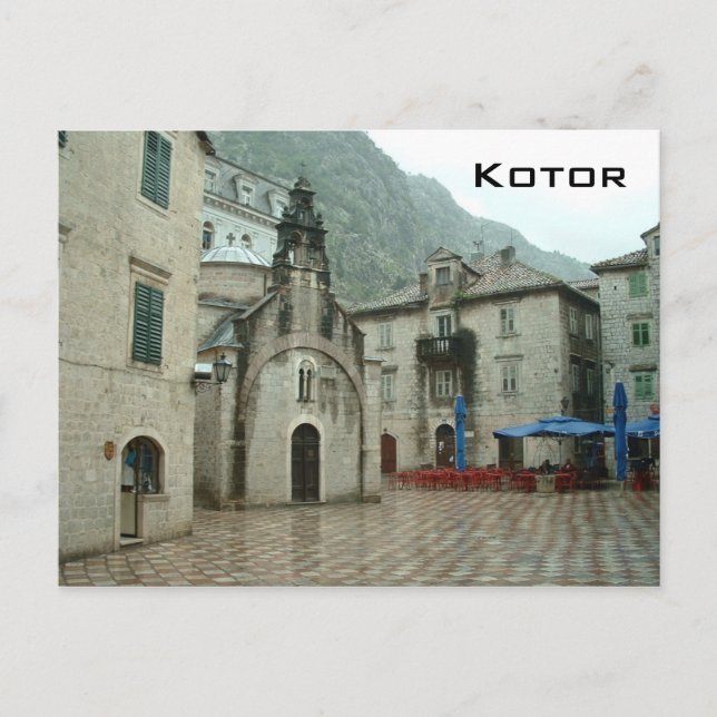 Cartão Postal Kotor (Frente)