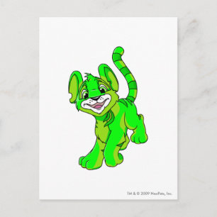 Cartão Postal Kougra Glowment