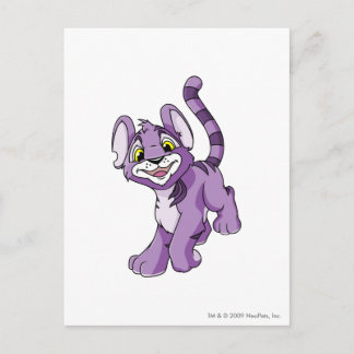 Cartão Postal Kougra Purple