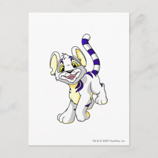 Cartão Postal Kougra White