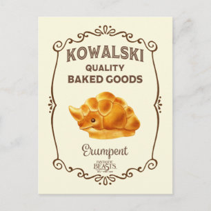 Cartão Postal Kowalski Bakery - Erumpent
