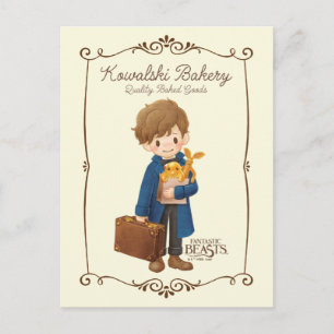 Cartão Postal Kowalski Bakery - Newt Scamander