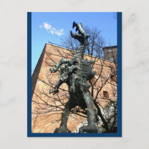 Cartão Postal Krakow Dragon