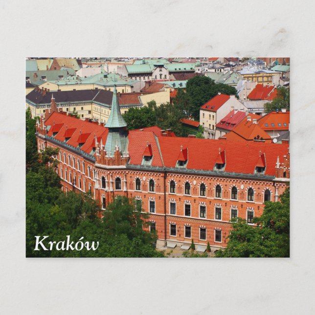 Cartão Postal Kraków, Polônia (Frente)