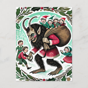 Cartão Postal Krampus Christmas