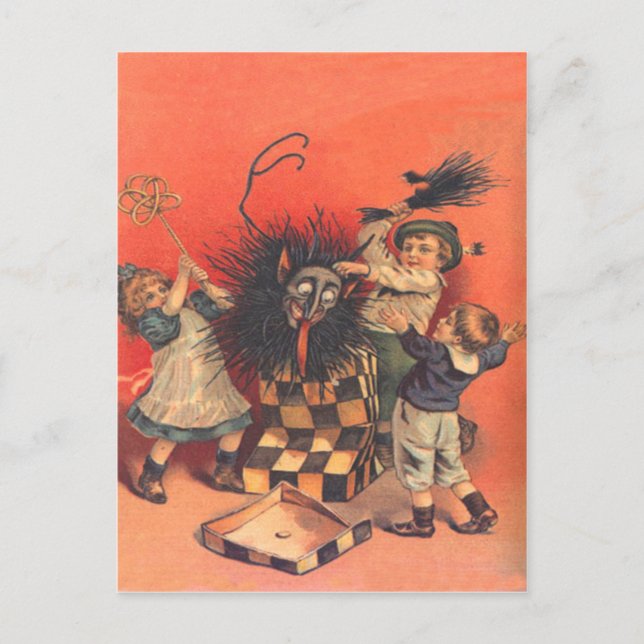 Cartão Postal Krampus Jack-In-A-Box (Frente)