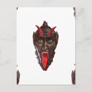 Cartão Postal krampus vintage
