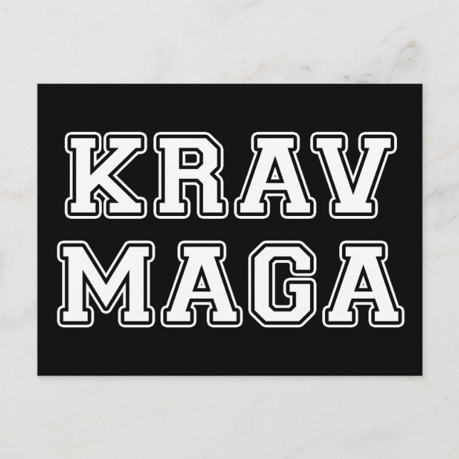 Cartão Postal Krav Maga (Frente)