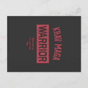 Cartão Postal Krav Maga Warrior
