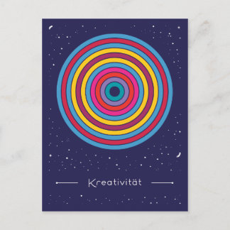 Cartão Postal Kreativität