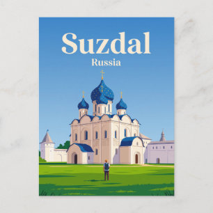 Cartão Postal Kremlin de Suzdal Rússia