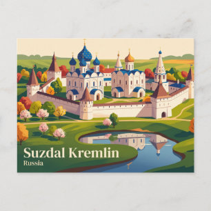 Cartão Postal Kremlin de Suzdal Rússia