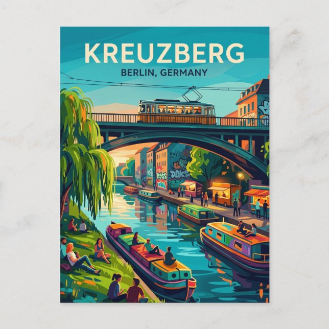 Cartão Postal Kreuzberg Alemanha (Frente)