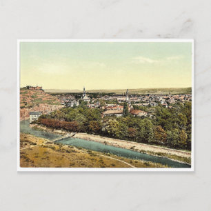 Cartão Postal Kreuznach (ou seja, Bad Kreuznach), Nahethal, Rhen