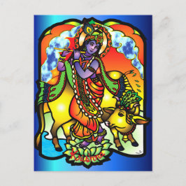 Cartão postal Krishna