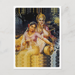 Cartão Postal KRISHNA - Deidade hindu -