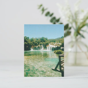 Cartão Postal Krka Waterfall - Parque Nacional de Krka - Croácia