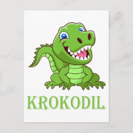 Cartão Postal Krokodil