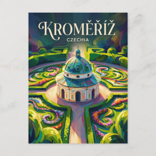 Cartão Postal Kroměříž República Tcheca
