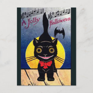 Cartão Postal KRW Halloween Vintage