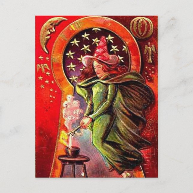 Cartão Postal KRW Vintage Halloween Bruxelles (Frente)